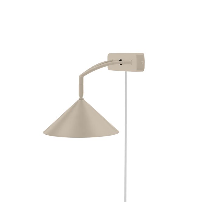 Nowoczesny beżowy kinkiet Curve 50cm